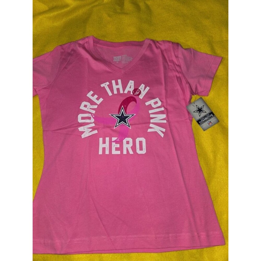 NFL Dallas Cowboys Women's Medium Pink T-Shirt ( BLOC-30)